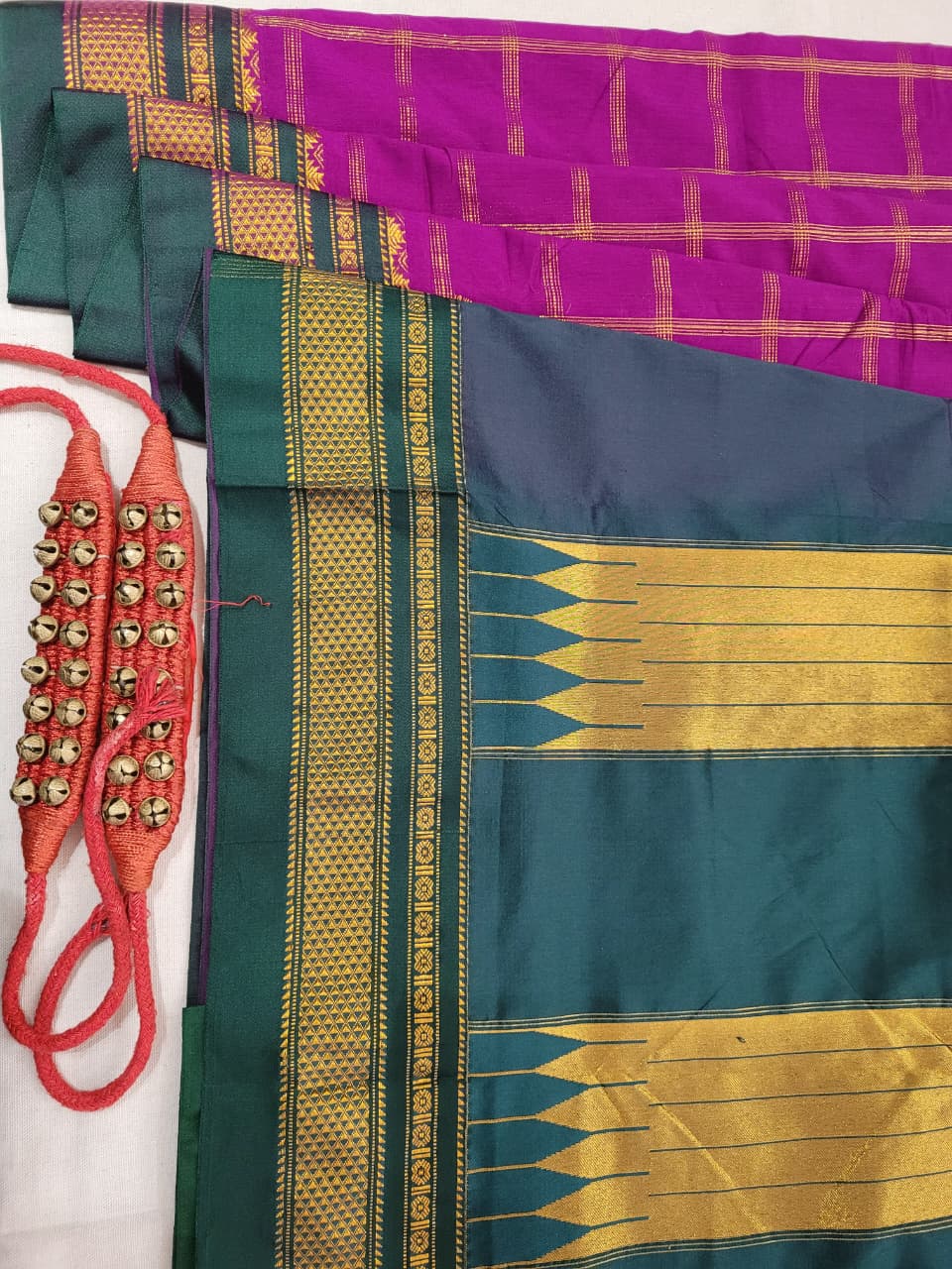 Purple Rani Ilkal Saree