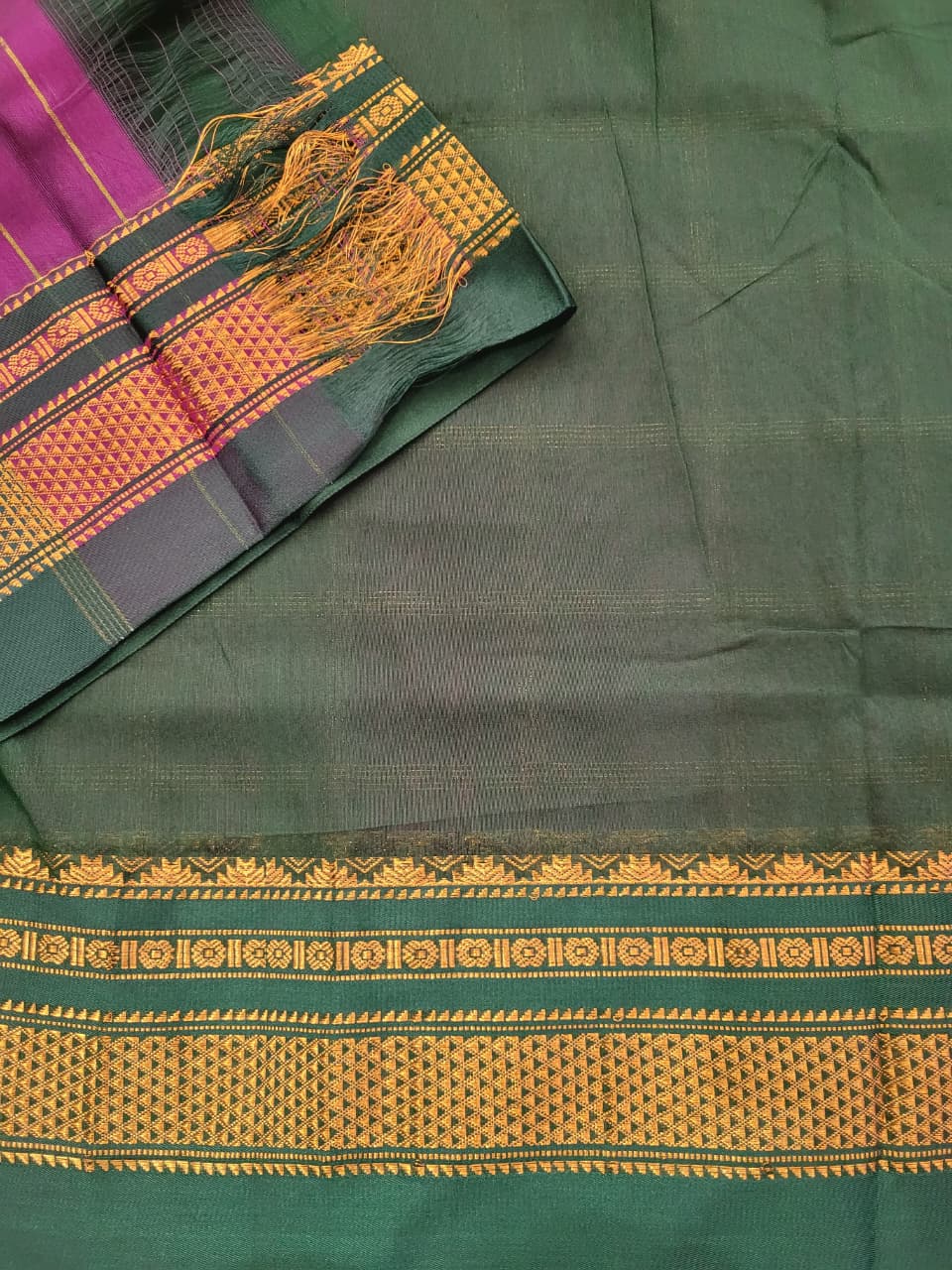 Purple Rani Ilkal Saree