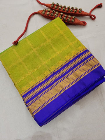 Green Rani Ilkal Saree