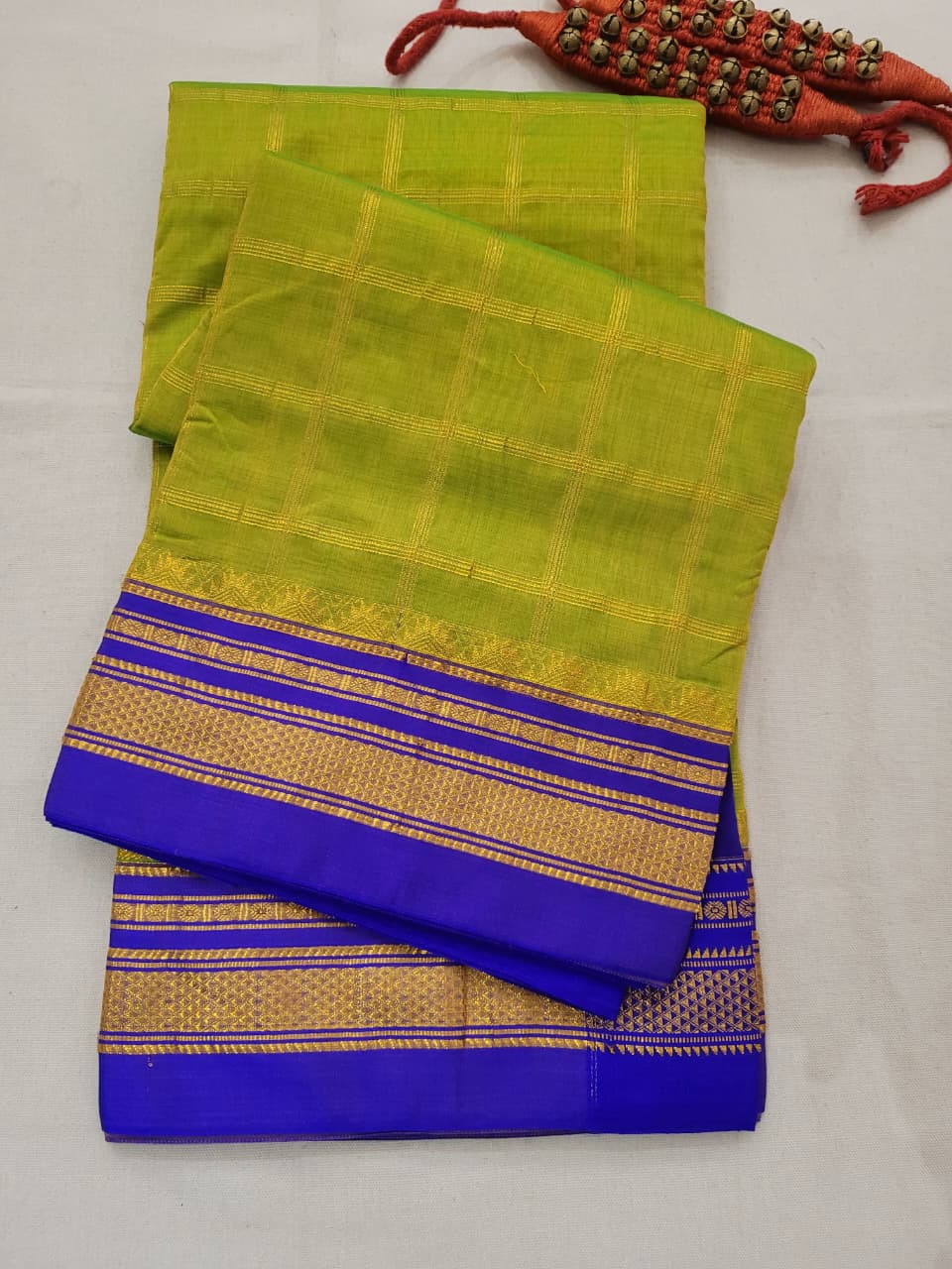 Green Rani Ilkal Saree