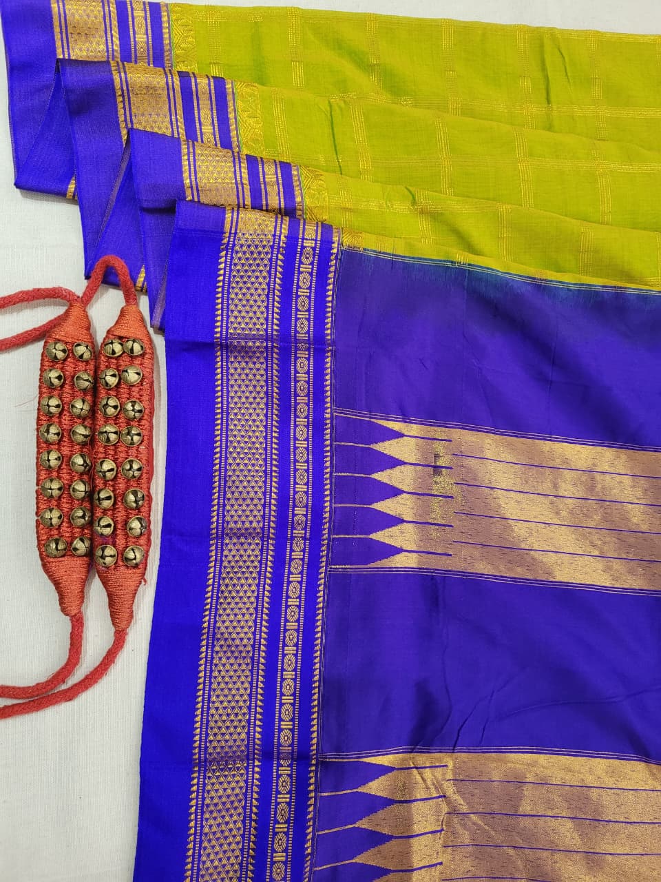 Green Rani Ilkal Saree