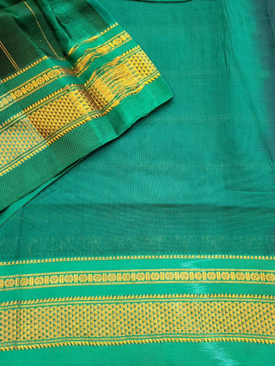 Brown Rani Ilkal Saree