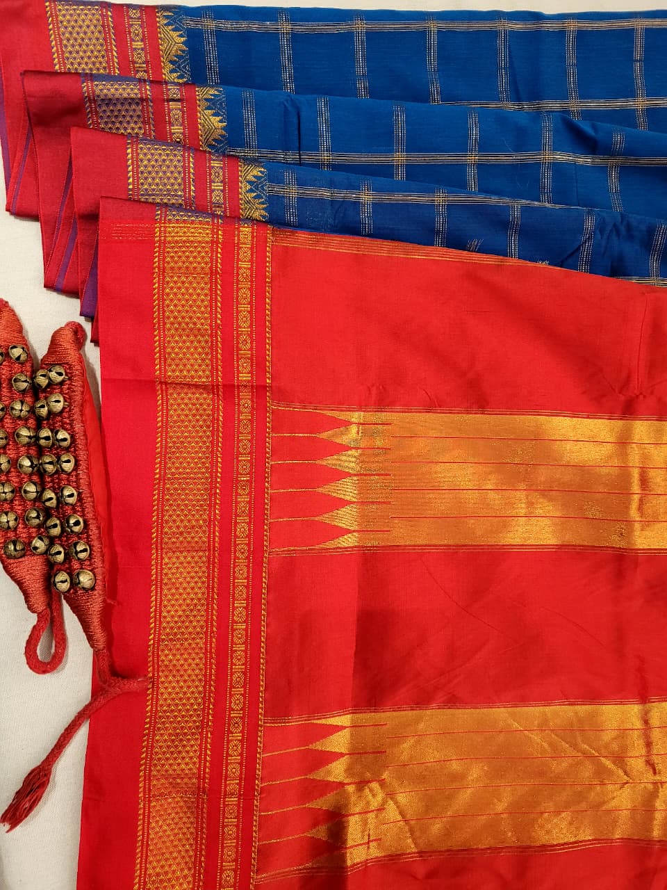 Blue Rani Ilkal Saree