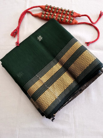 Green2 Maheshwari Saree