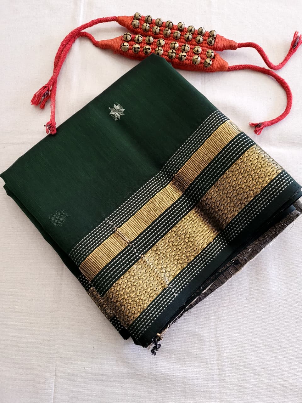 Green2 Maheshwari Saree
