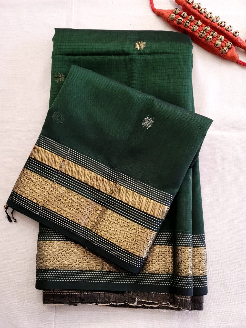 Green2 Maheshwari Saree