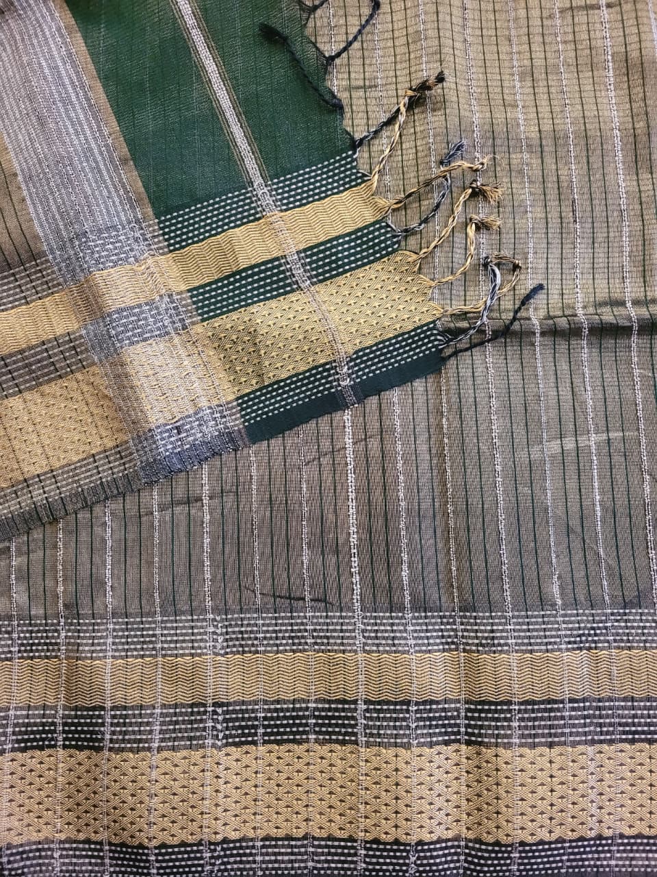 Green2 Maheshwari Saree