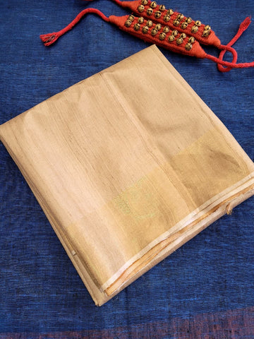 Gold Pure Tussar Saree