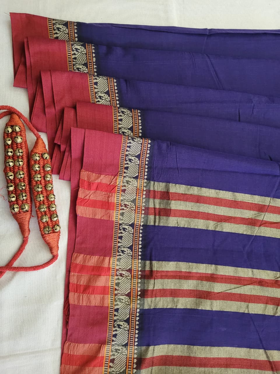 Navy Narayanpet Cotton Saree
