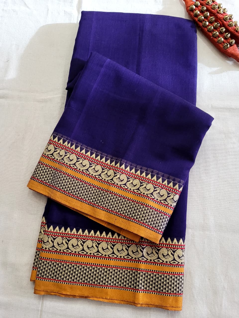 Navy2 Narayanpet Cotton Saree