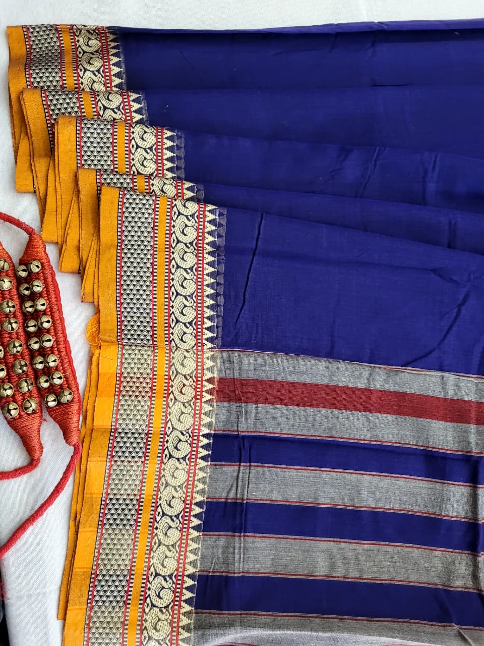 Navy2 Narayanpet Cotton Saree