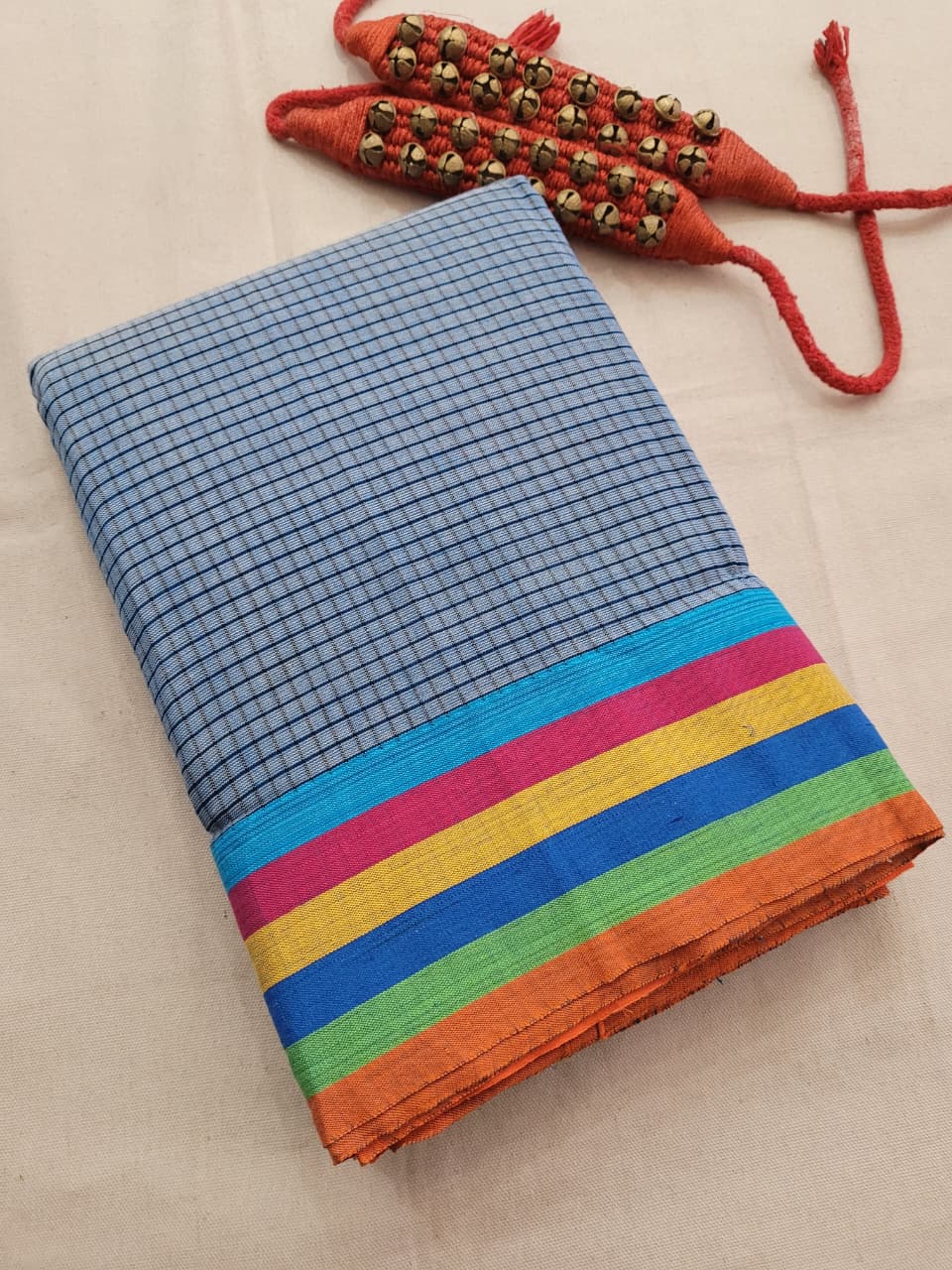 Blue2 Hampa Pattedanchu Saree