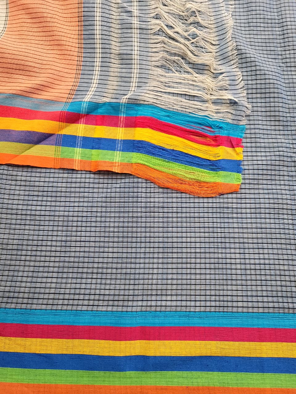 Blue2 Hampa Pattedanchu Saree