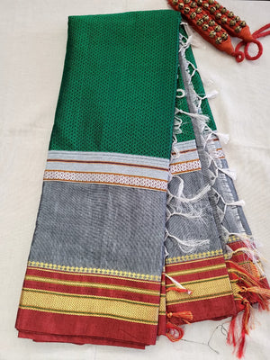 Green Celebrity Ilkal Saree