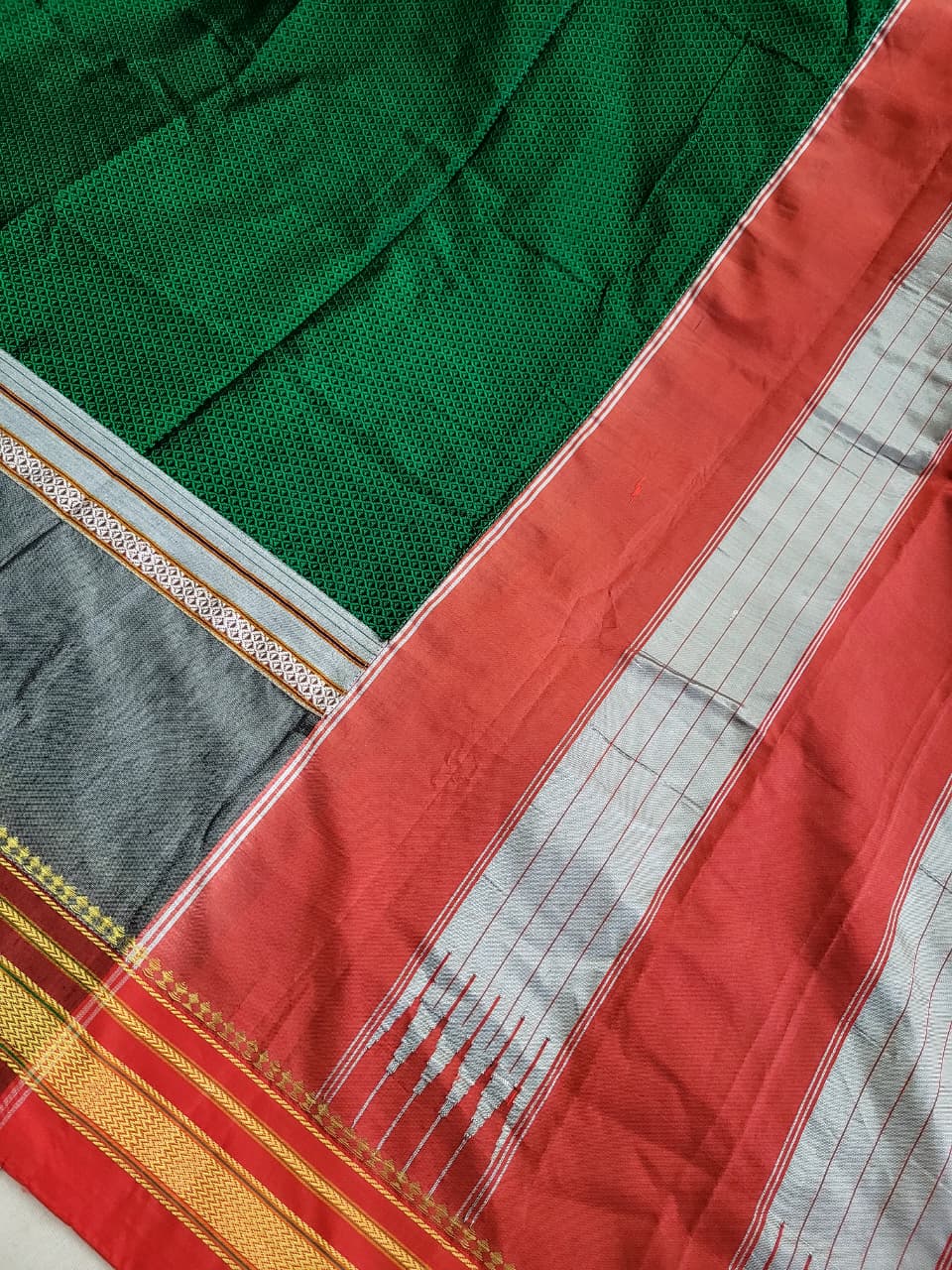 Green Celebrity Ilkal Saree