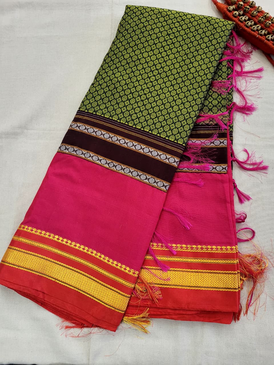 Green2 Celebrity Ilkal Saree