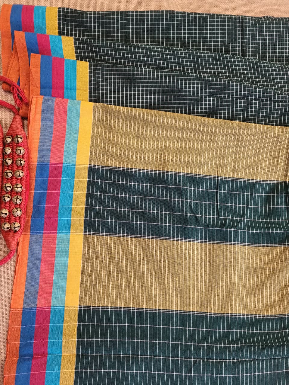 Multicolour4 Hampa Pattedanchu Saree