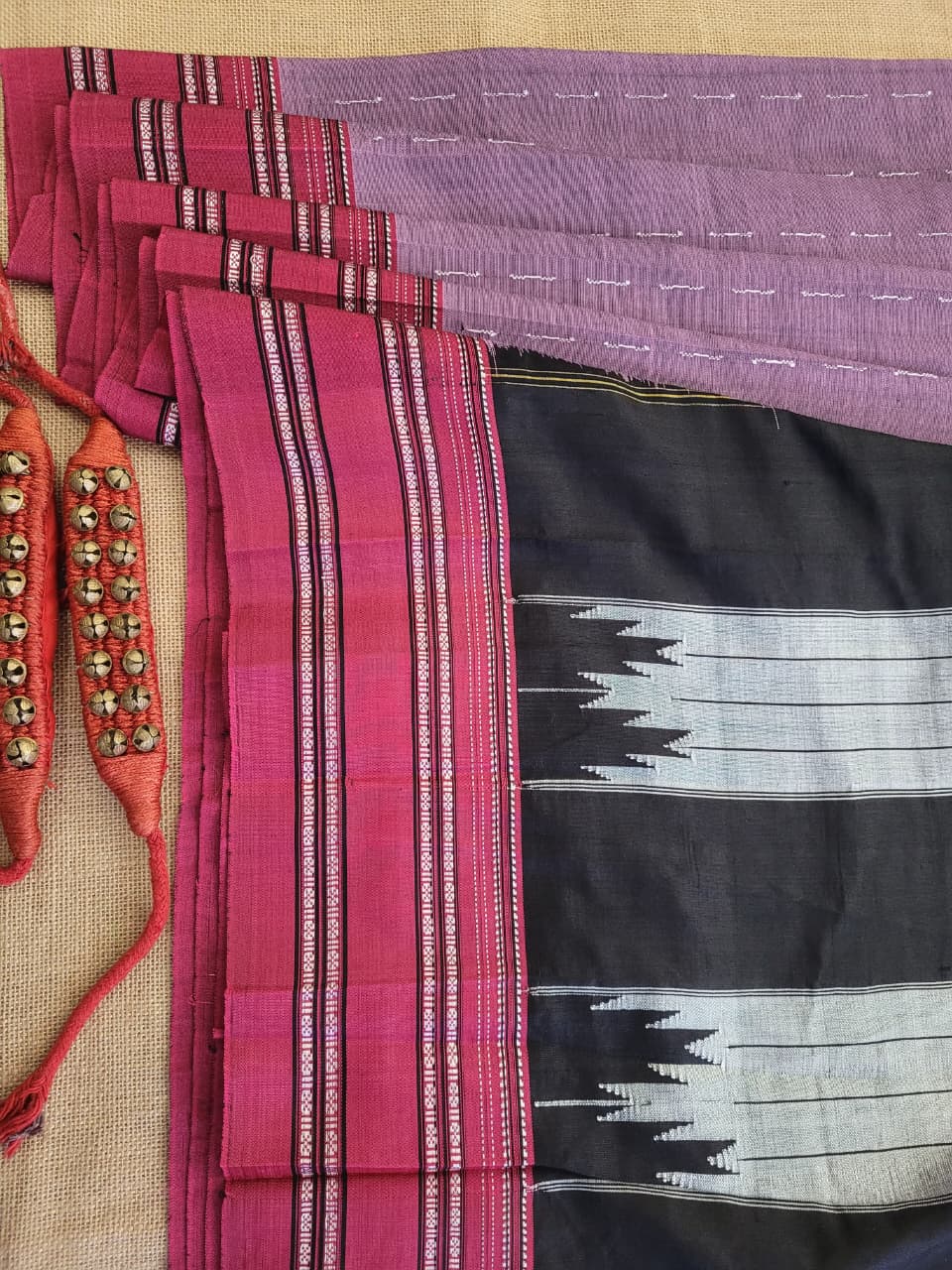 Lavender Ilkal Cotton Saree Silk Pallu