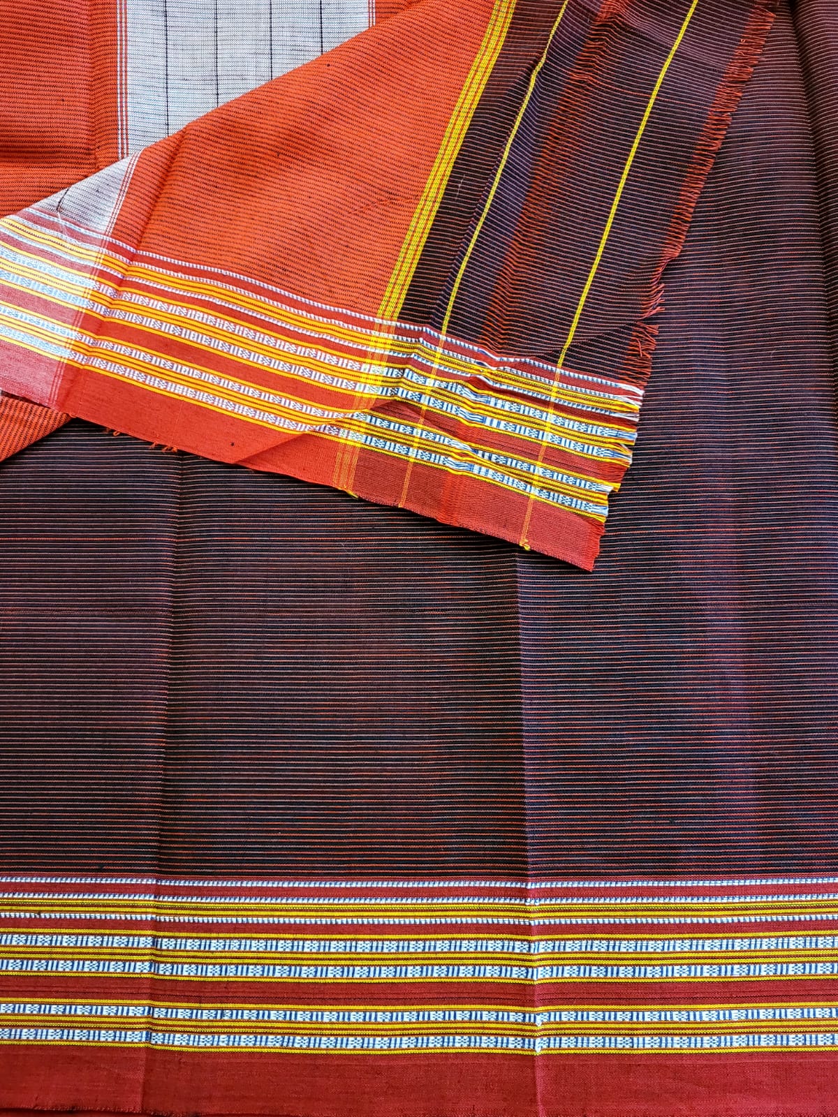 Maroon Ilkal Cotton Saree