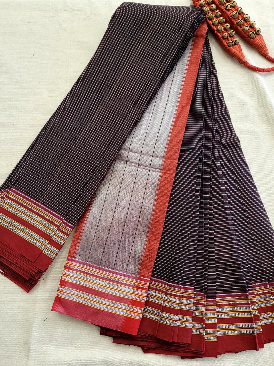Maroon Ilkal Cotton Saree