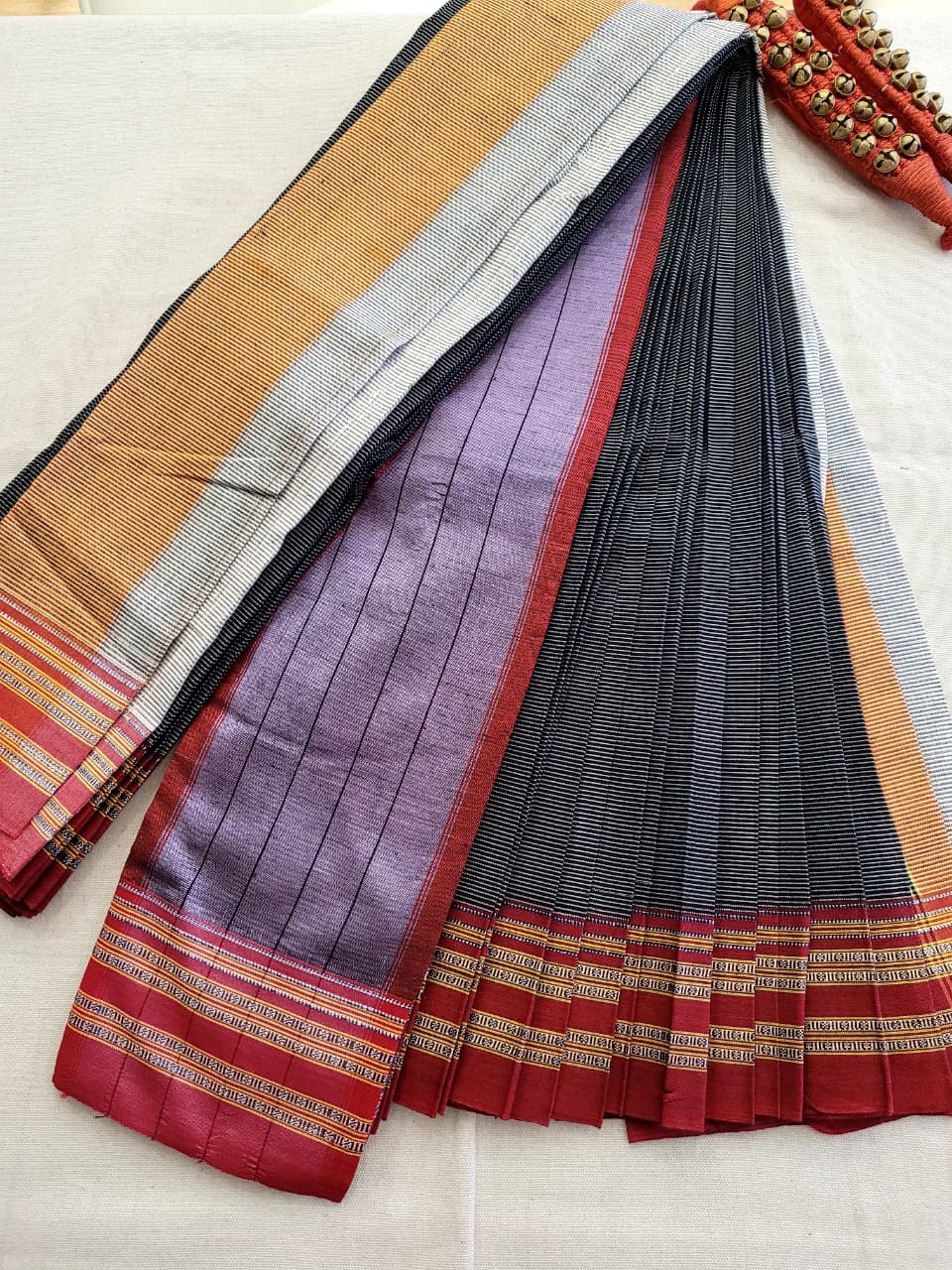 Gray Ilkal Cotton Saree