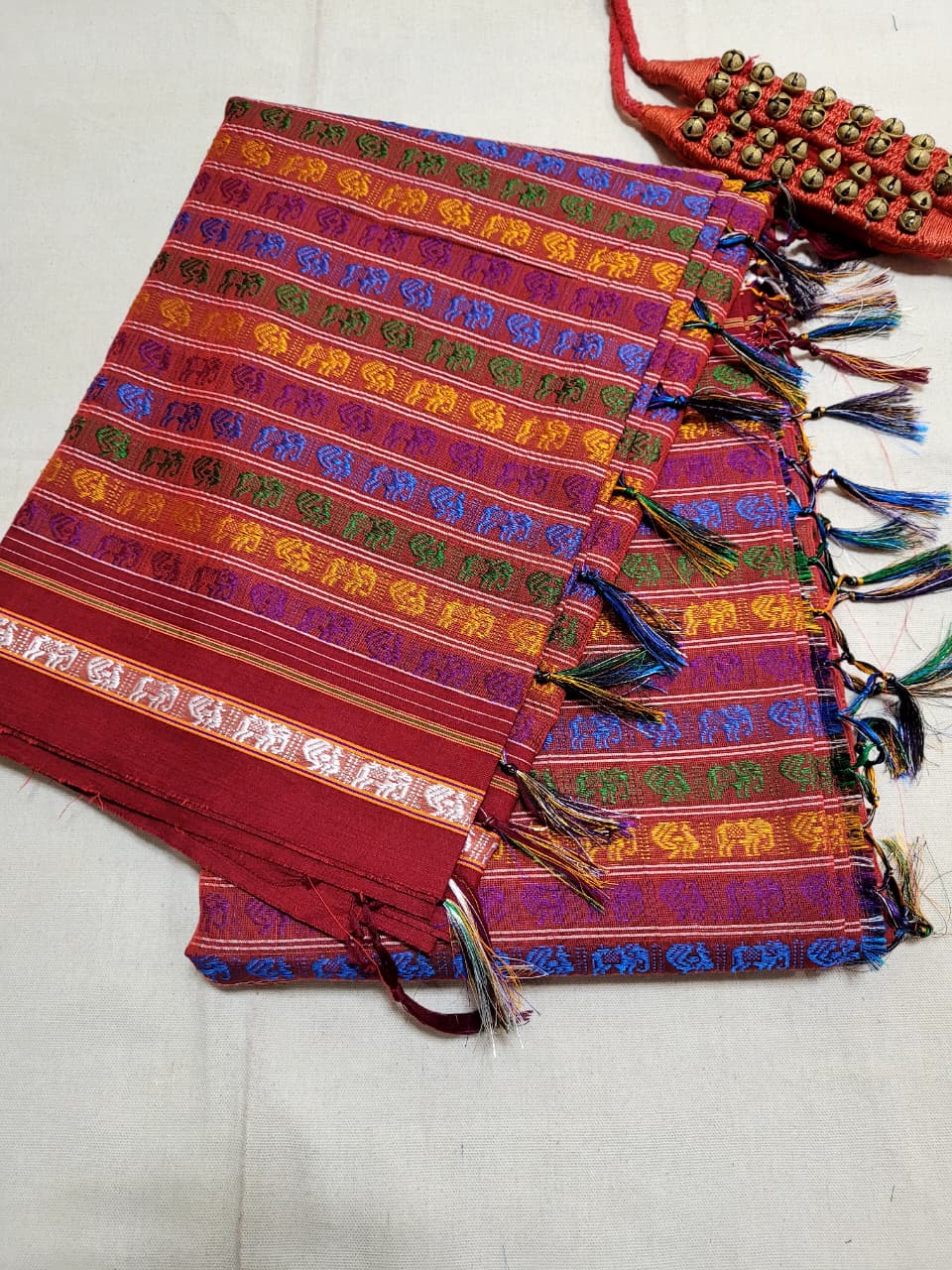 Multicolor3 HathiMor Khun Saree