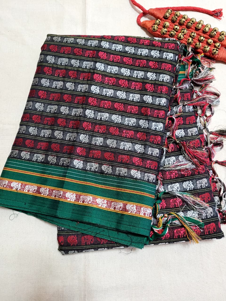 Multicolor7 HathiMor Khun Saree