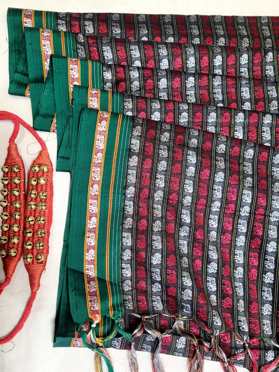 Multicolor7 HathiMor Khun Saree