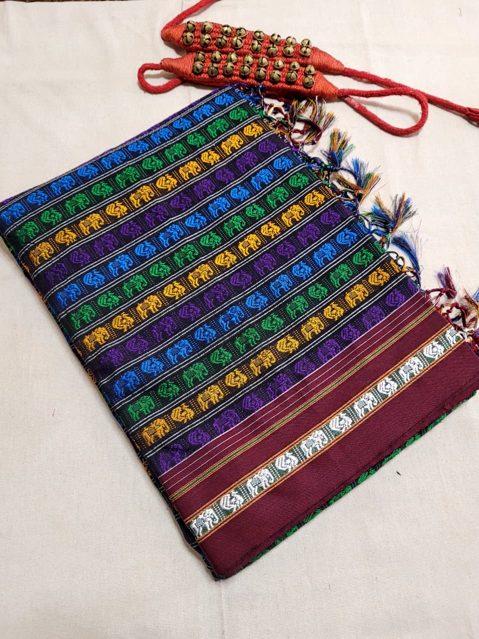 Multicolor4 HathiMor Khun Saree