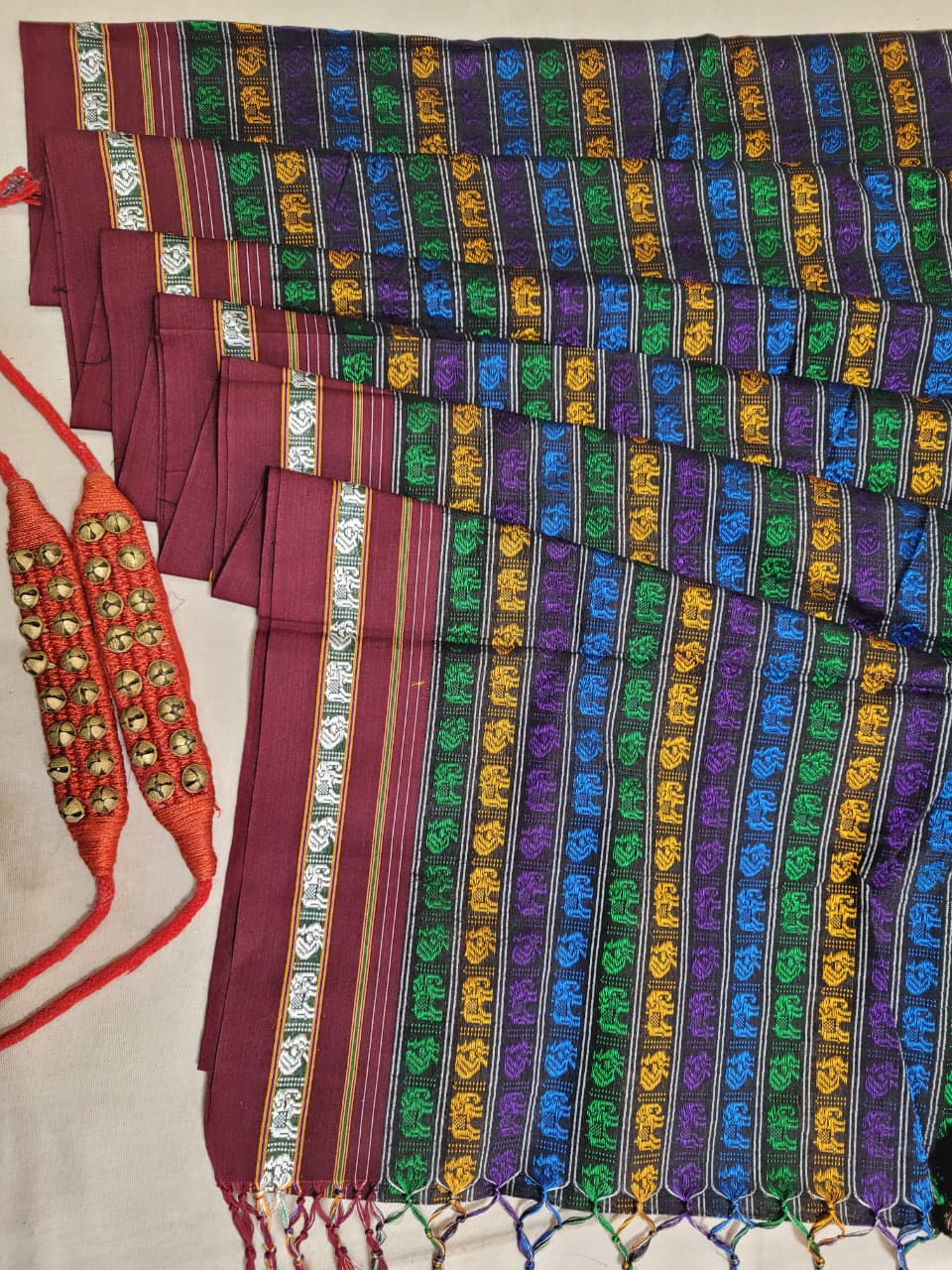 Multicolor4 HathiMor Khun Saree