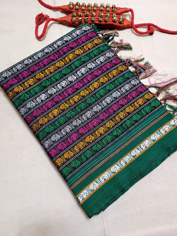 Multicolor5 HathiMor Khun Saree