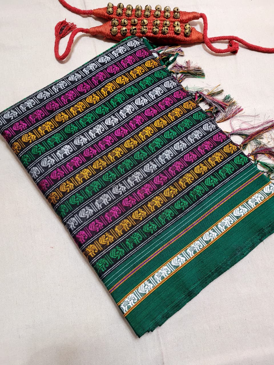 Multicolor5 HathiMor Khun Saree