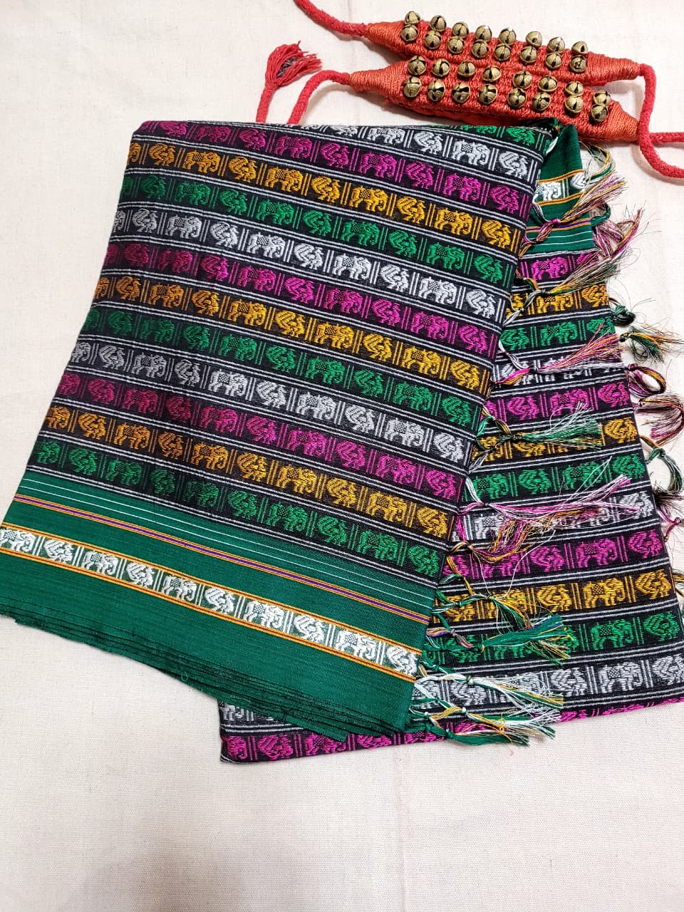 Multicolor5 HathiMor Khun Saree