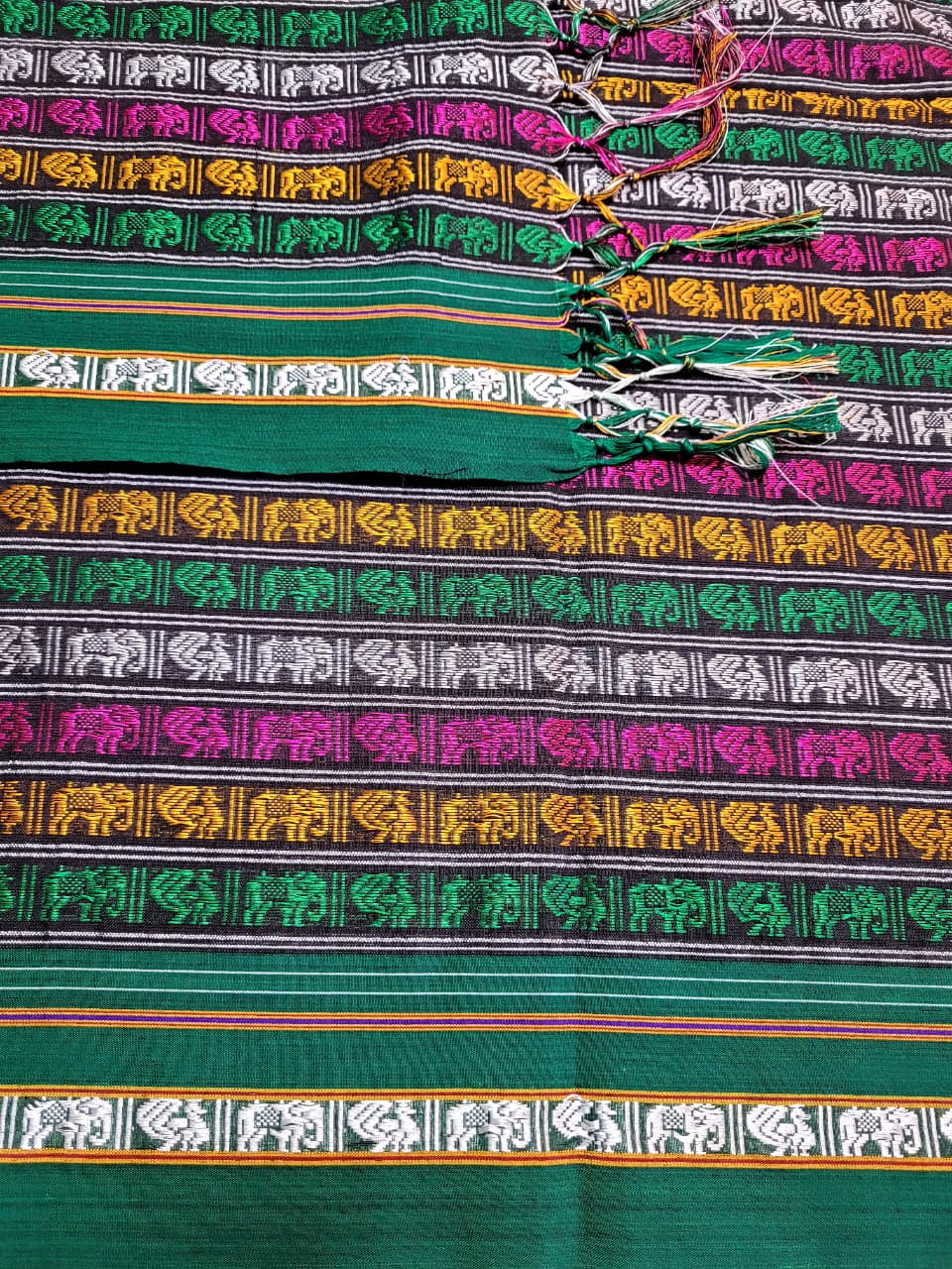 Multicolor5 HathiMor Khun Saree