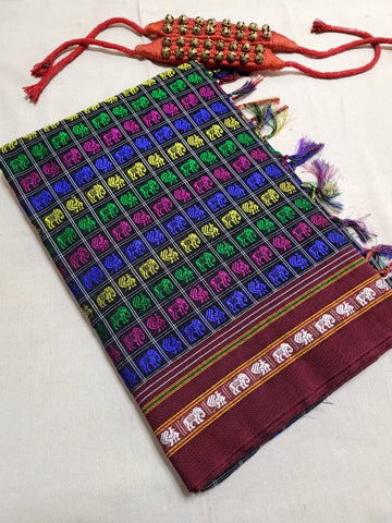 Multicolor6 HathiMor Khun Saree