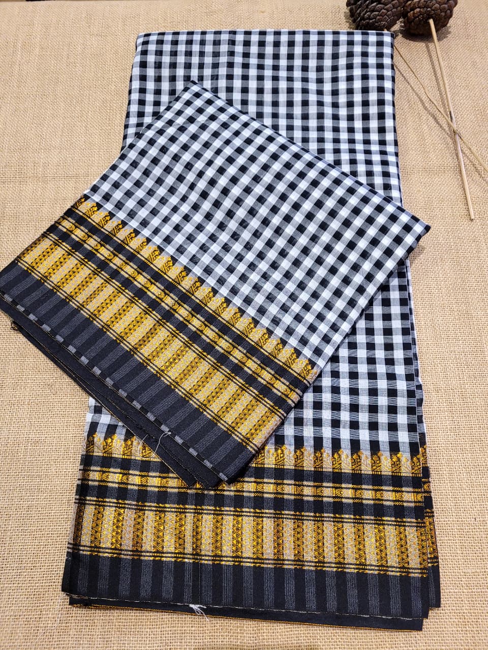 Celebrity Cotton Ilkal Saree