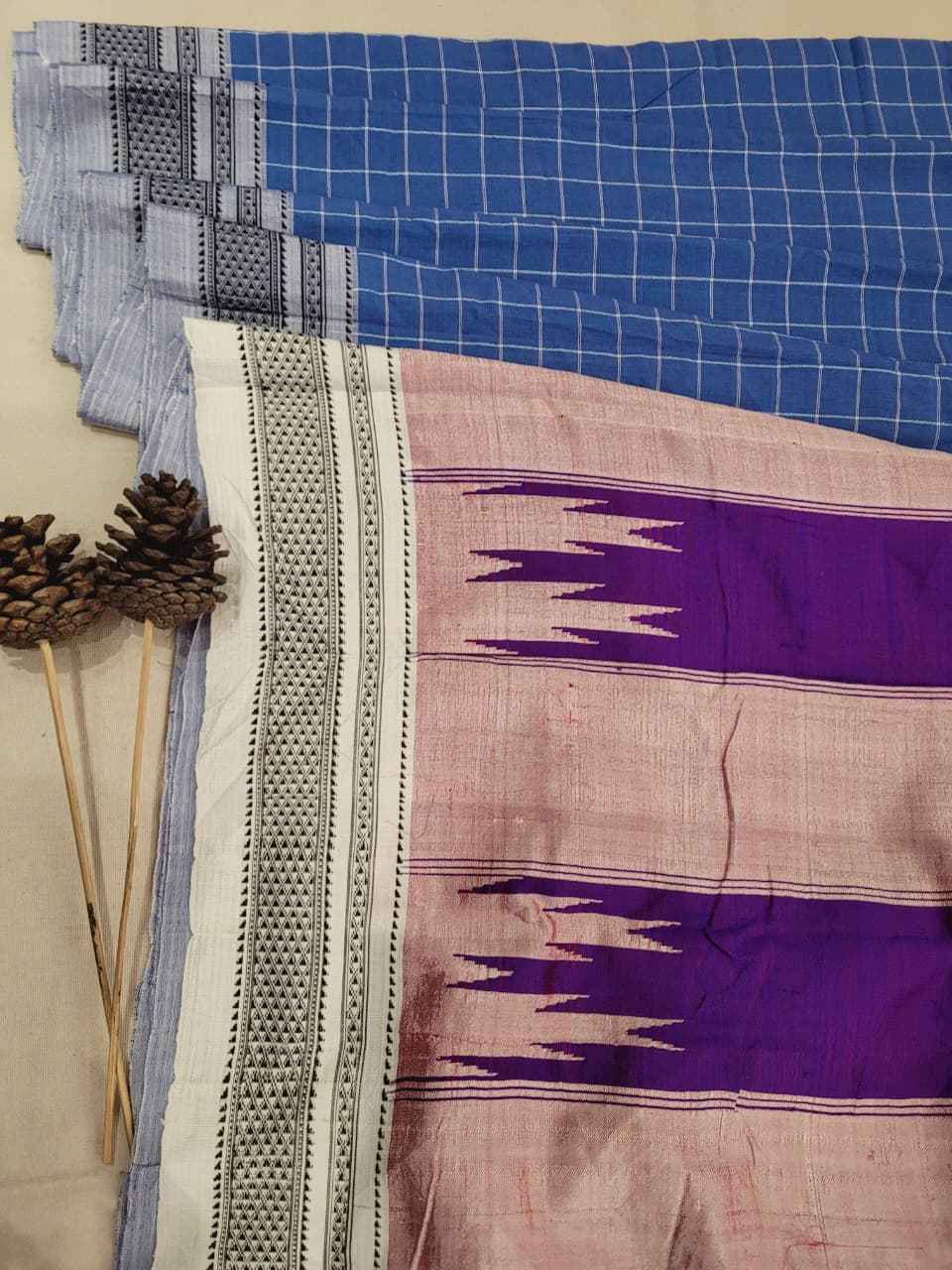 Blue6 Ilkal Cotton  Saree Silk Pallu