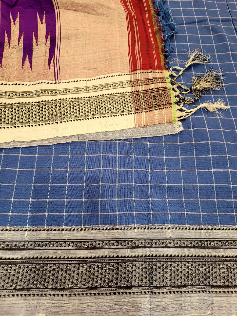 Blue6 Ilkal Cotton  Saree Silk Pallu