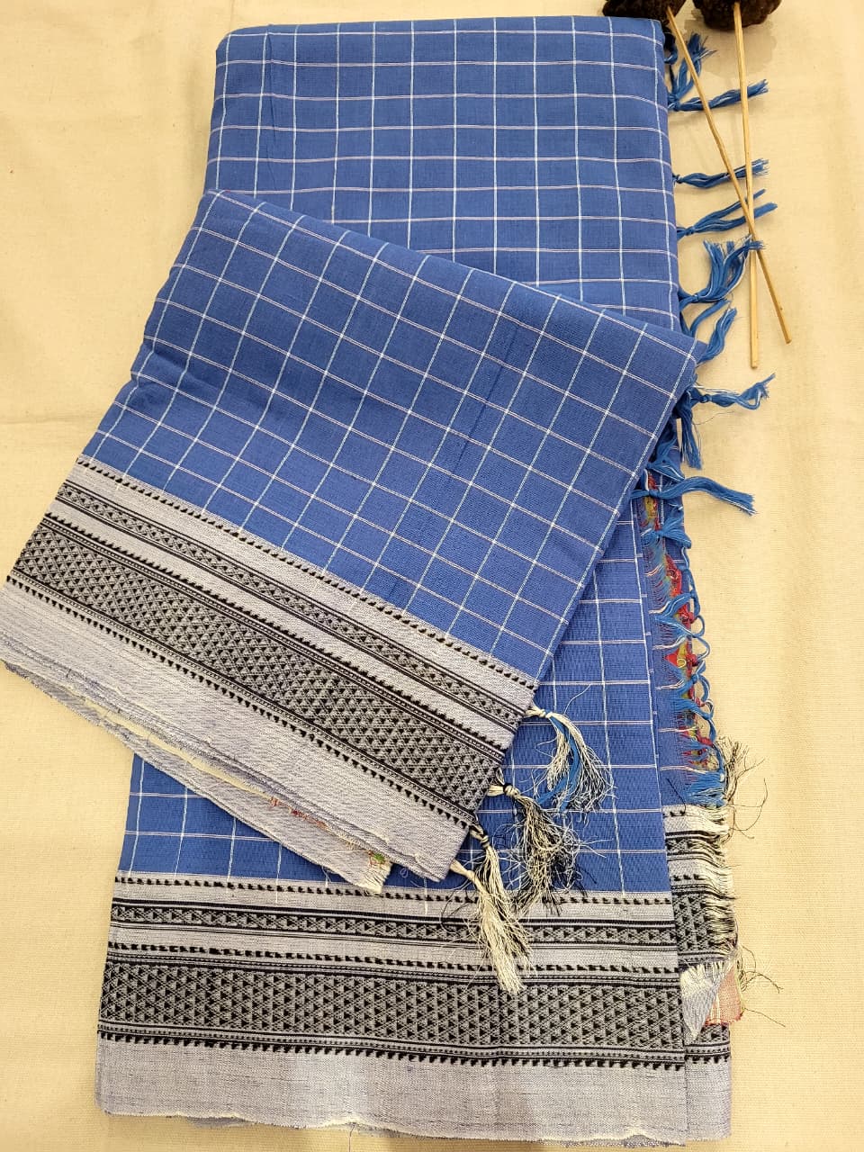 Blue6 Ilkal Cotton  Saree Silk Pallu