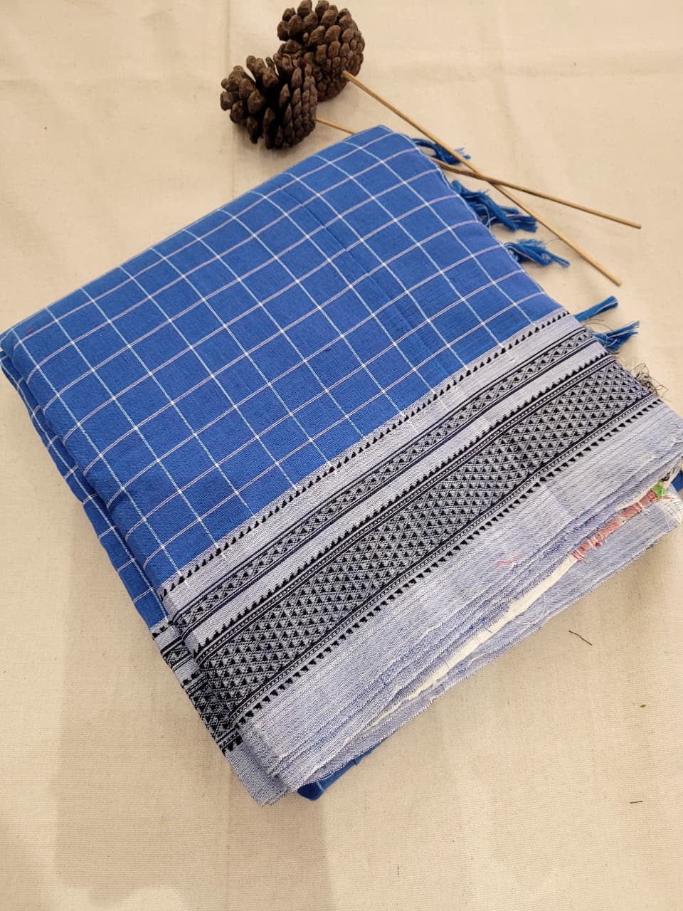 Blue6 Ilkal Cotton  Saree Silk Pallu