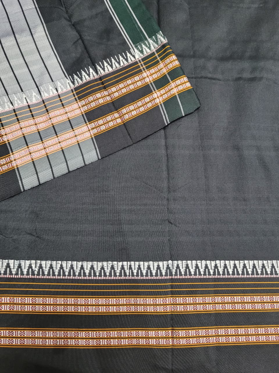 Green Ilkal cotton  Saree