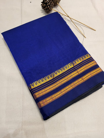 Navy Blue Ilkal cotton  Saree