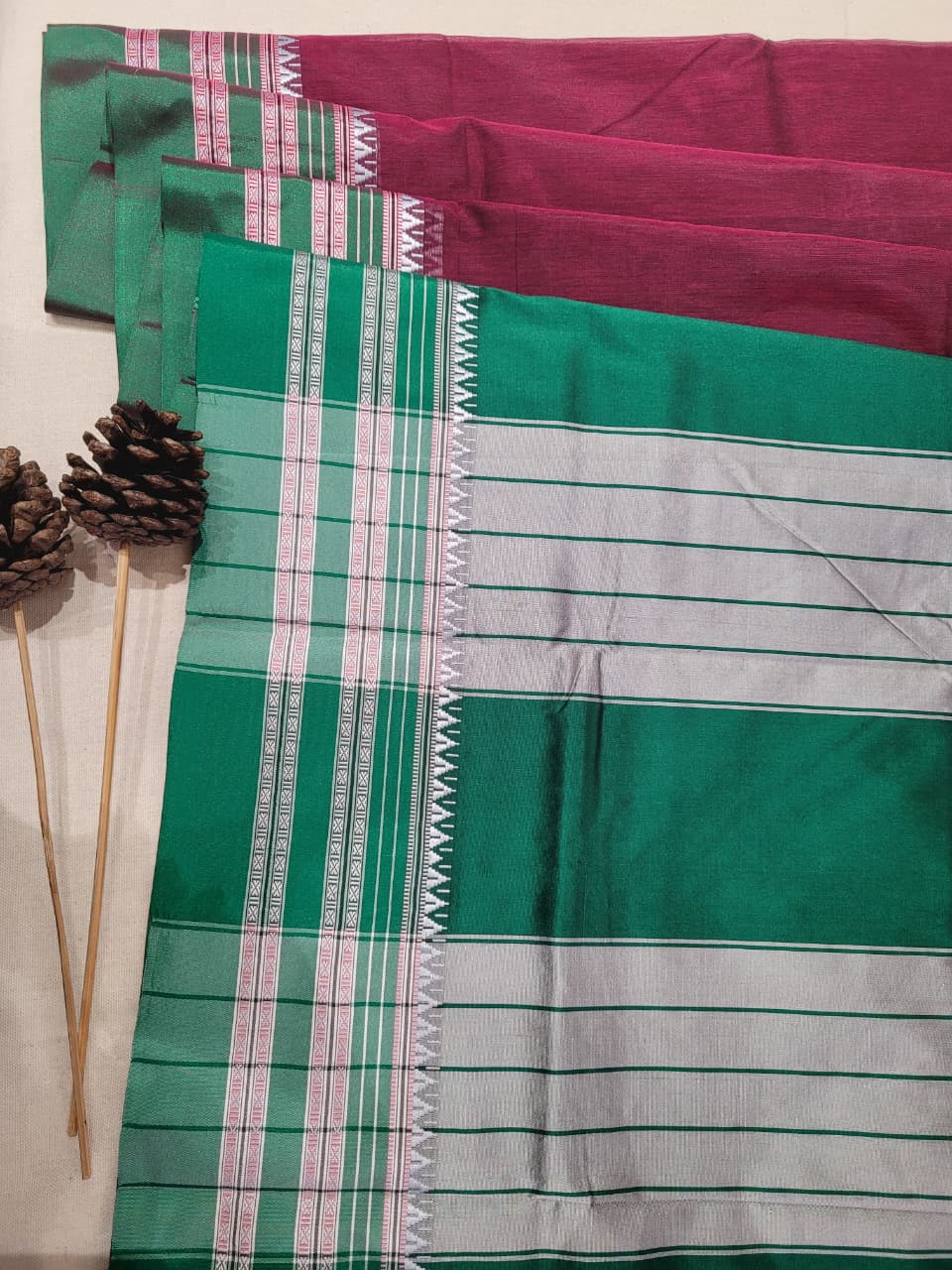 Purple Ilkal Cotton Saree
