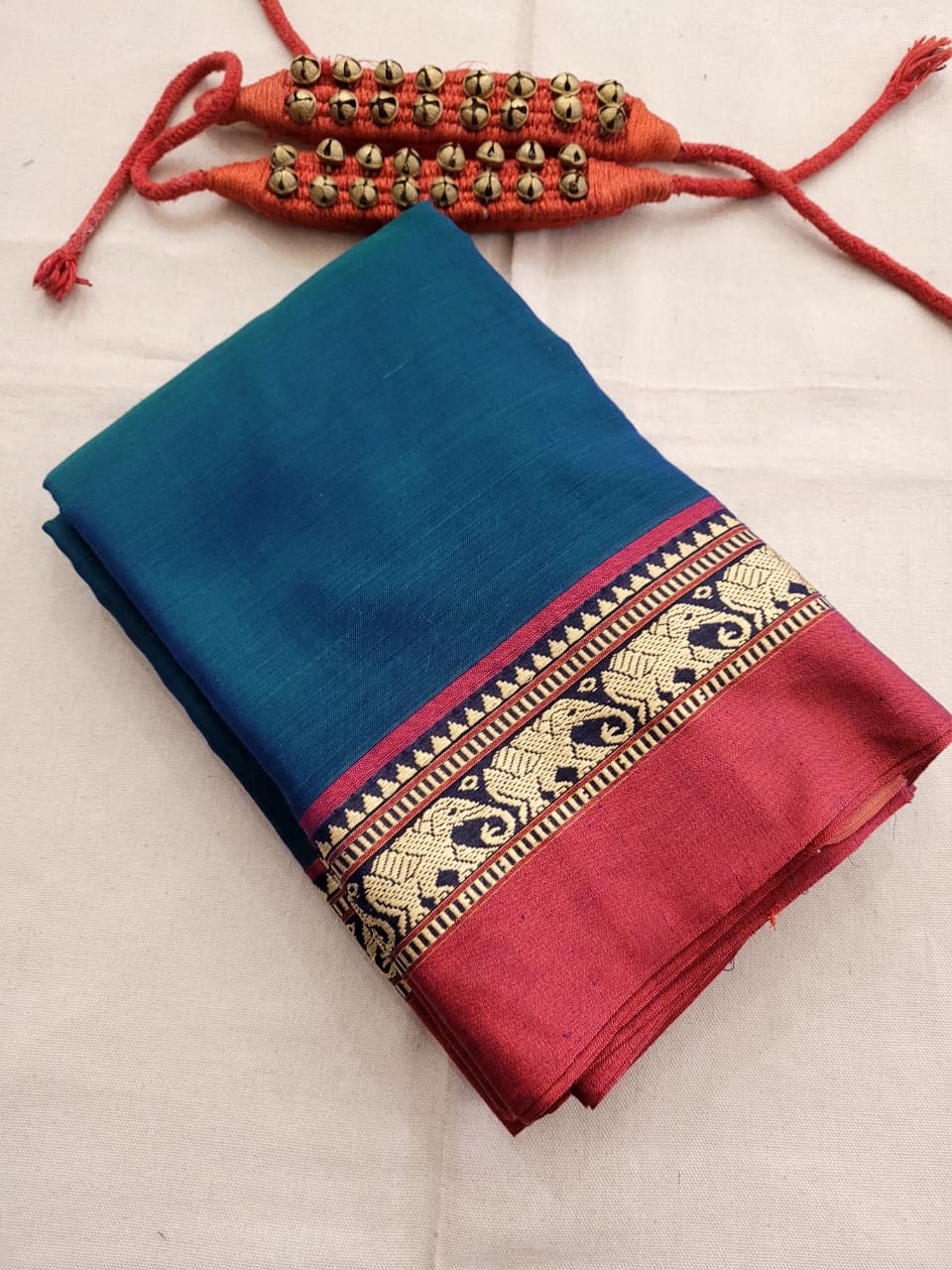 Blue3 Narayanpet cotton saree