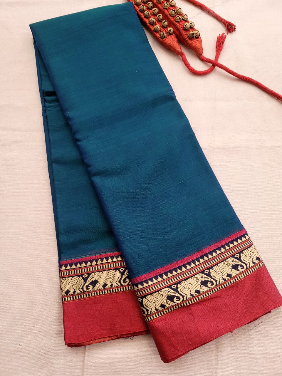 Blue3 Narayanpet cotton saree