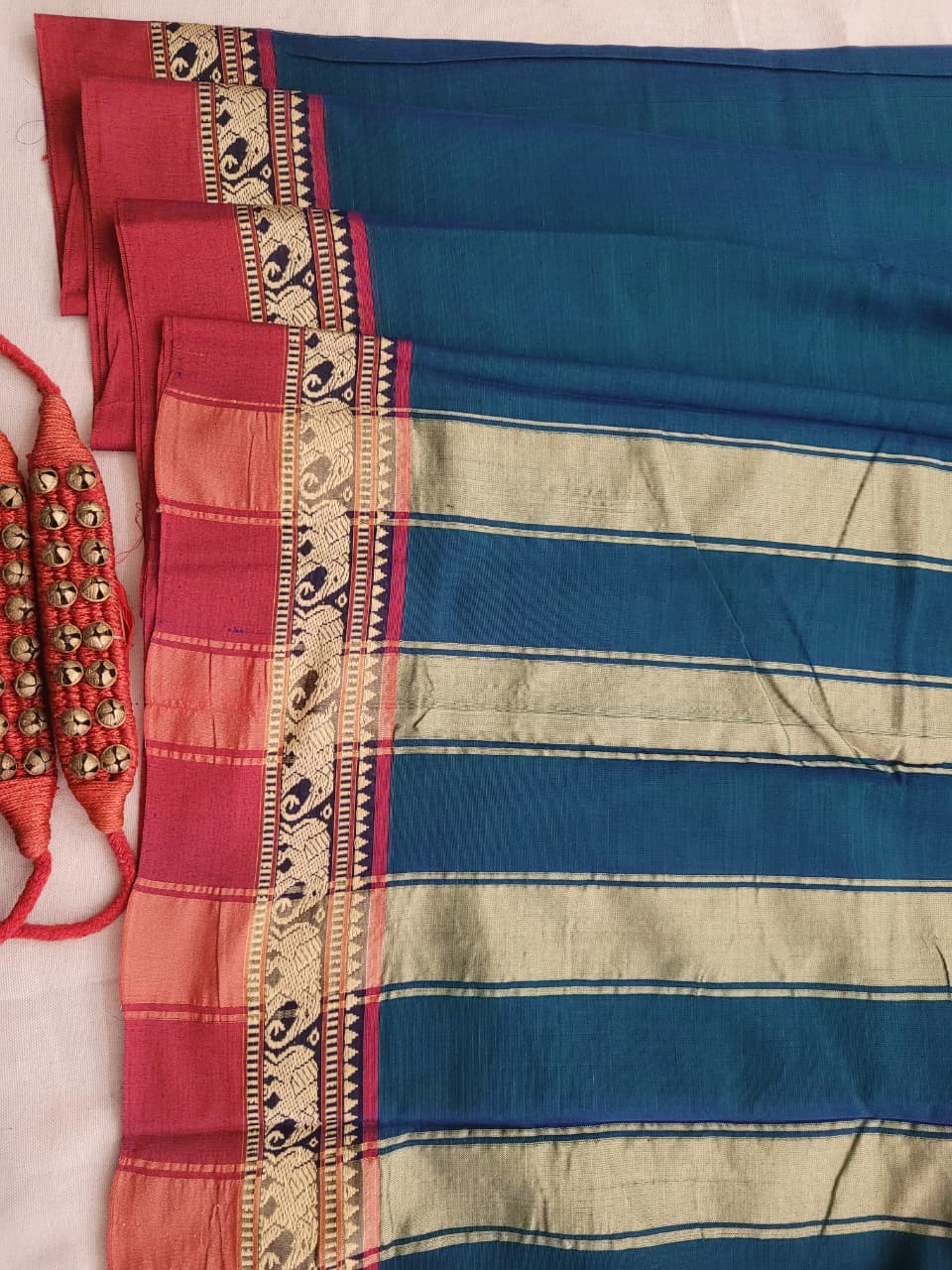 Blue3 Narayanpet cotton saree