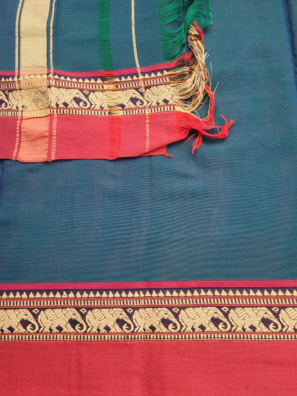 Blue3 Narayanpet cotton saree