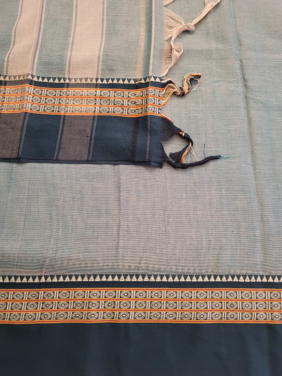 Grey2 Narayanpet2 cotton saree