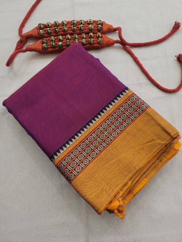 Pink Narayanpet2 cotton saree
