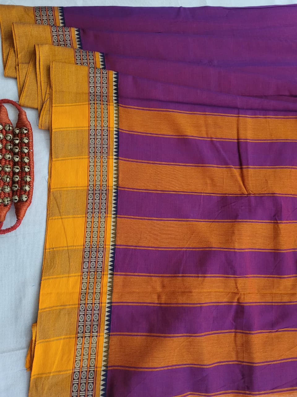 Pink Narayanpet2 cotton saree